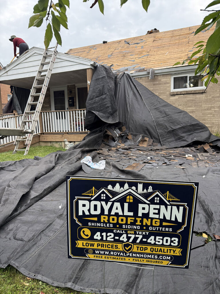 Royal Penn Roofing At Work